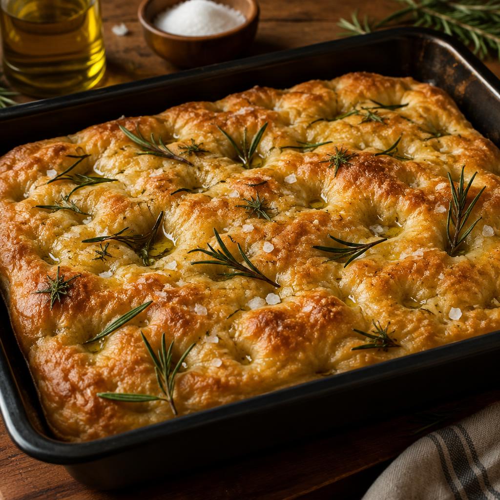 Rosemary Sea Salt Focaccia